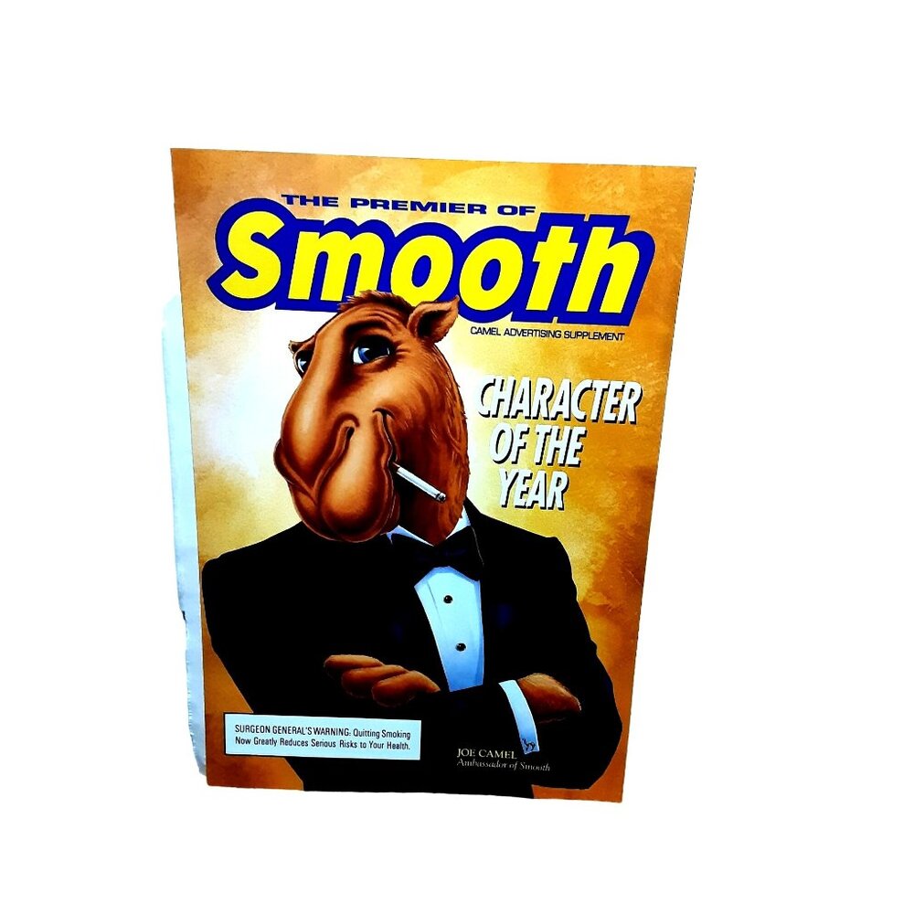 1990 Camel Cigarettes Joe Camel Supplement Original Print Ad vintage 90s